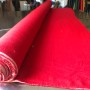 tissu lin lavé rouge grande largeur lin et l'autre Normandie