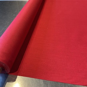 tissu-lin-enduit-rouge-fluo
